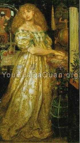 Lucrezia Borgia - 但丁·加百利·罗塞蒂